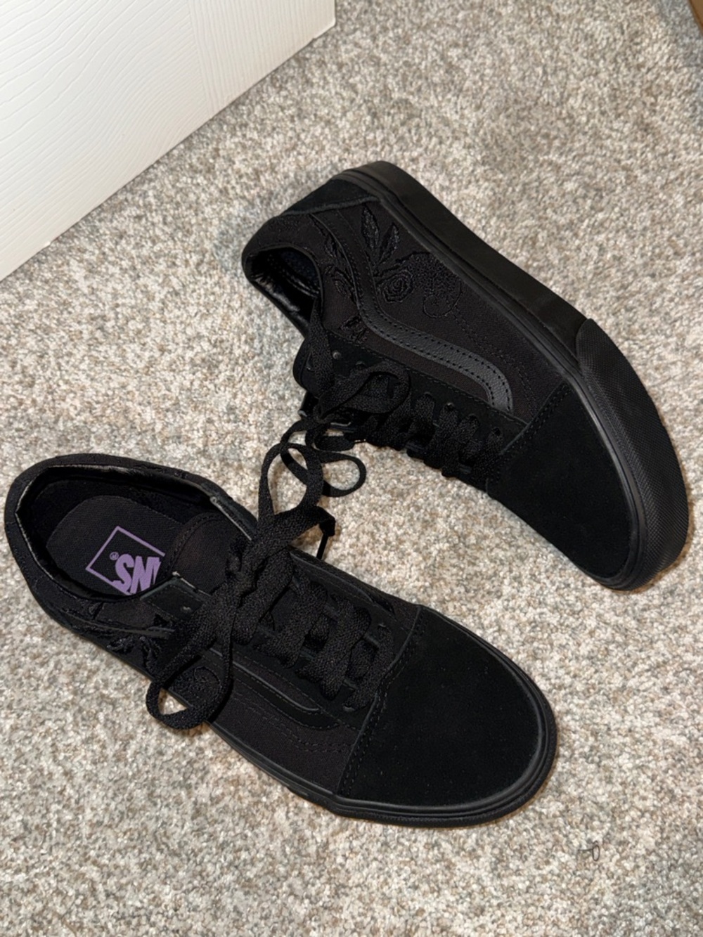 Vans Black Low-Top Old Skool Sneakers Halloween Edition